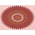 thumbnail image 1 of Ahgly Company Indoor Rectangle Patterned Pastel Pink Area Rugs, 7' x 9', 1 of 6