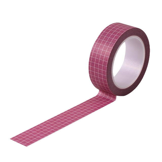 IMENGL Clearance! Delayuji Adhesive Sided Tape Grid Paper Tape Decorative Stickers Grid Material Tape for School Supplies Border Box Decoration One Size Multi-Color