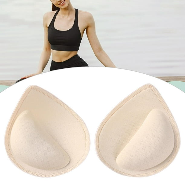 2 uds almohadillas para sujetador insertos almohadilla para el pecho potenciadores de pecho suaves para ropa interior ropa de Yoga 6 cm de espesor