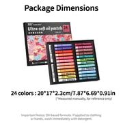 Truecolor Professional Soft Oil Pastels Set, 3 Color Collections, Hard Storage Case, Extra White, Blendable for Scraping & Layering Art