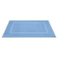thumbnail image 3 of Cotton Paradise 100% Cotton Bath Mats for Bathroom Floor Set of 2 Pack, 20x34 Soft Absorbent Washable Quick Dry Tub Bathmat, Sky Blue, 3 of 7