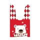 thumbnail image 1 of 100Pack Holiday Candy Gift Bags Cute Rabbit Long Ear Bags Cookie Plastic Bags Gift Bags for Candies Storage Pouch, 1 of 5