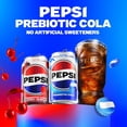 thumbnail image 2 of Pepsi Prebiotic Cola Soda Pop, Prebiotic Soft Drink, 12 fl oz Cans, 24 Pack, 2 of 6