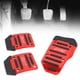 thumbnail image 5 of Kit De Cubiertas De Pedal De Freno De Coche, Almohadillas De Pedal De Transmisión Manual De Freno De Gas De aleación De Aluminio Antideslizantes, Universales Para La Mayoría De, 5 of 7