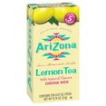 thumbnail image 3 of AriZona Lemon Iced Tea Naturally Flavored Powdered Drink Mix, 10 ct On-the-Go Packets, 3 of 10