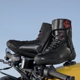 thumbnail image 6 of All-Season Waterproof Men's And Women's Motorcycle Boots Cycling Shoes,Black red,43, 6 of 18