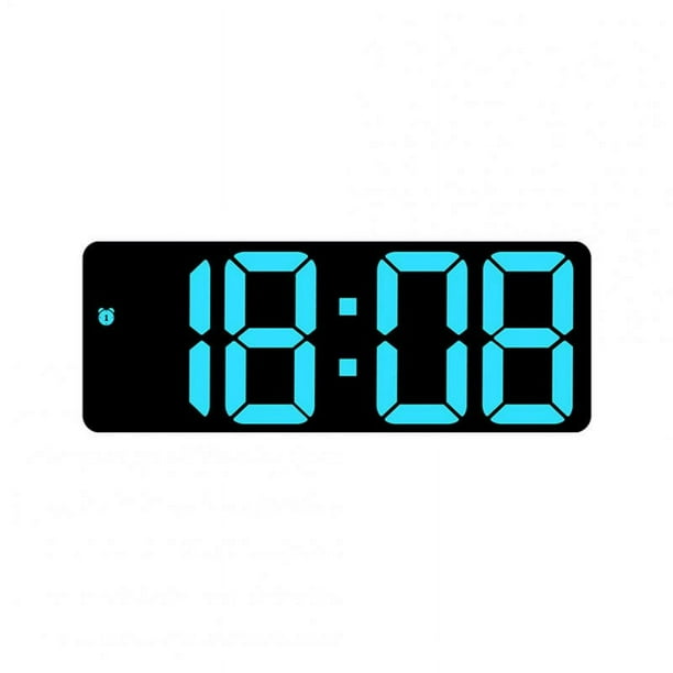 Colorful Led Electronic Alarm Clock 3 Levels Adjustable Brightness Time