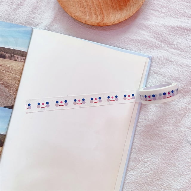 Cloud Peach Heart And Paper Tape Cute Bear Hand Tearing Sticker Tape Film Tan Floral Tape Clips for Rope Lights Computer Mat for Carpet Extra Large Panel Wall Clips Tabs for Hanging Picture Book