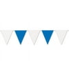 Oktoberfest Blue & White Pennant Banner 17" x 30' - Celebration - 1 per pack