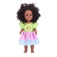 thumbnail image 1 of Exquisita muñeca negra africana para niños, muñeca Afro realista, juguete para juego de rol para niños, GiftQ14-157, 1 of 5