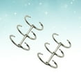 thumbnail image 3 of 6 Pcs 20mm 3-Ring Metal Silver Loose-Leaf Split Hinged Rings Scrapbooking Book Binder Rings for Diary Photo Album Binding, 3 of 9