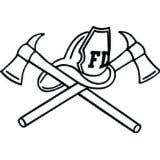 Fireman Picture Art - Kids Boys Bedroom Peel & Stick Sticker - Vinyl Wall Decal