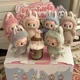 thumbnail image 4 of 17cm Pop Mart Cute Labubu Cloth Mysterious Blind Box Heart Beat Macaron Series Doll Labu Cloth Plush Backpack Pendant Toy Gift ﻿, 4 of 5