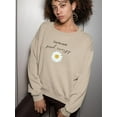 thumbnail image 2 of Give This World Good Energy Sweatshirt Women -Image by Shutterstock, Female Medium, 2 of 4