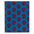 thumbnail image 3 of Marvel Modern Boys Spider-Man Blue Wool Baby Blankets, 3 of 4