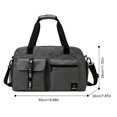 thumbnail image 3 of Bolsa De Lona Para Gimnasio con funda para carro Compartimento para Botas Bolsillo húmedo Bolsa de mano Bolsa de lona para entrenamiento, 3 of 6