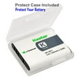 thumbnail image 2 of Kastar 3 Pack Battery and LCD Triple USB Charger Compatible with Sony NP-BK1 NP-FK1 K Type Battery, Sony BC-CSK Charger, Sony Cyber-shot DSC-W180, Cyber-shot DSC-W190, Cyber-shot DSC-W370 Camera, 2 of 6
