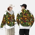 thumbnail image 5 of Picia Happy Halloween Floral Women's Men's UPF 50+ Sun Protection Hoodie Shirt Long Sleeve SPF Fishing Outdoor UV Hiking Lightweight Shirts-Large, 5 of 9