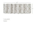 thumbnail image 7 of VHC Brands Frayed Lattice Curtain Valance, Oatmeal, 16x60, 7 of 7