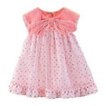 thumbnail image 1 of LUOGENLI Robe Enfant Filles Robe Anniversaire Fête Enfants Papillon Tlle Robe Princesse Robe Robe pour Filles Tendance Été Nuit 4-5 Ans, 1 of 9