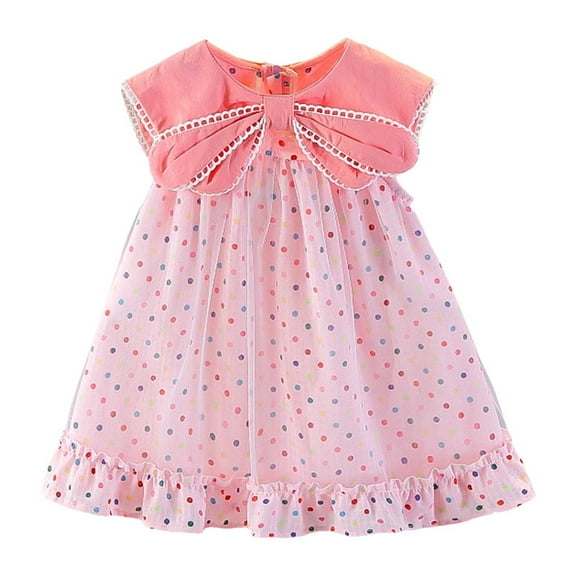 MEZZALL Child Girls Pageant Dress Birthday Party Kids Buterfly Tulle Clothes Gown Princess Dress Soft, 5-6 Years