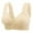Light Yellow, variant on LIUYUNNN Women's Solid Color Bra With No Wire Front Buckle Womens Bras Comfortable plus Size, Size 42