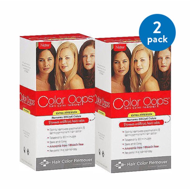 Color Oops Gentle Hair Dye Remover, Restores to Natural Hair Color