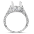 thumbnail image 2 of Pompeii 1/3ct Vintage 14K White Gold Diamond Engagement Ring Setting (G/H,I1), 2 of 4