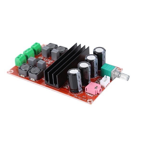Placa de amplificador de audio digital TDA3116D2 DC 12-24V 2x100W Módulo de canal dual Likrtyny Para estrenar