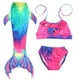 thumbnail image 3 of Traje de baño de playa para niños y adultos Traje de baño dividido Traje de baño de bikini con tirantes Traje de baño de vacaciones en la playa, 3 of 6