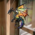 thumbnail image 5 of Acrylic Book Dragon Sculpture for Home Office Decor Library Desk Wisdom Luck Talisman Inspirational Dragon Pendant Ornament for Bookshelf Display, 5 of 9