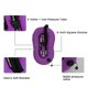thumbnail image 4 of Compensador de flotabilidad BCD de tanque único con alas de dona para buceo y esnórquel de 30 libras, buceador profesional, color morado, 4 of 5