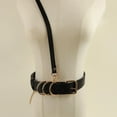 thumbnail image 4 of Harness Waist Body Belt Punk Rock Belts for Women for Ladies Girls Halloween Gold, 4 of 8