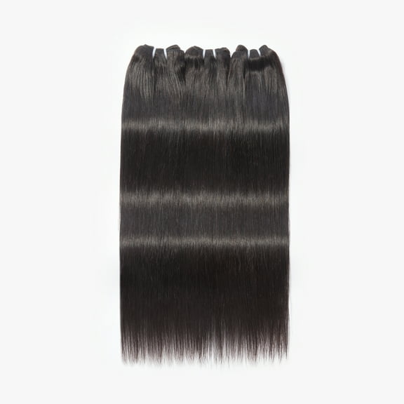 Sleek Straight Hair Bundles – Natural Black #1B|12–36”Human Hair Bundles