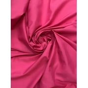 Valentina Textile inc, Broadcloth/Poly Cotton Blend Fabric, 58/60" Wide, Sells by The Yard (1 Yard, Fuchsia)