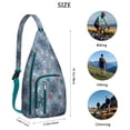 thumbnail image 3 of 4-Pockets Cross Body Bags for Woman Men,Cute Sea Life Sling Bag Chest Bag with Adjustable Strap Women's Crossbody Bags for Outdoors Hiking Traveling, 3 of 4