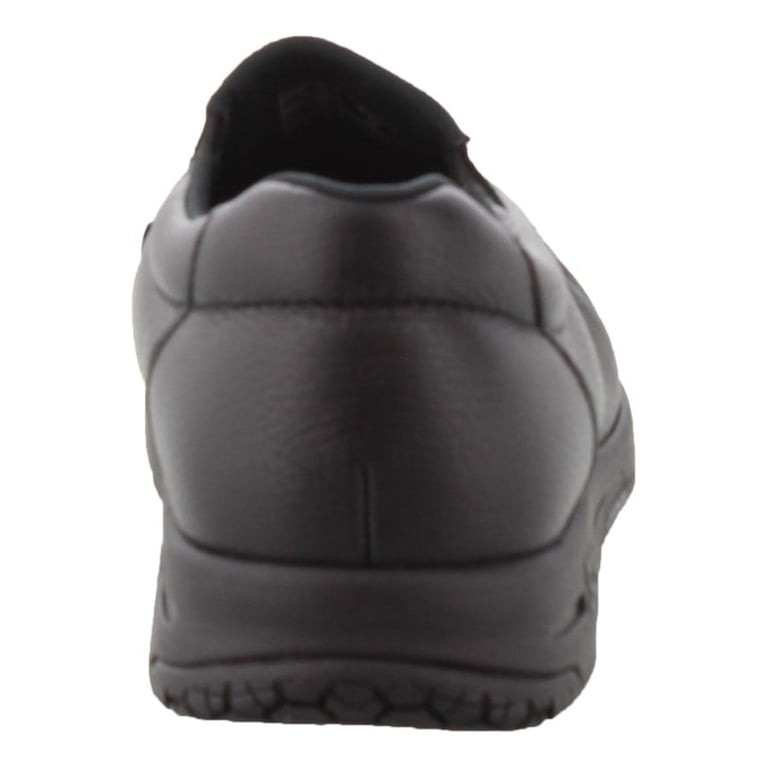 SAS Men's Navigator Non-Slip Black Work Shoes - Size 12 N (Narrow) US - Comfortable Rubber Sole