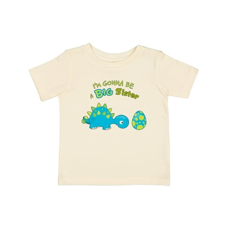 

Inktastic Happy Dinosaur Future Big Sister Gift Baby Girl T-Shirt