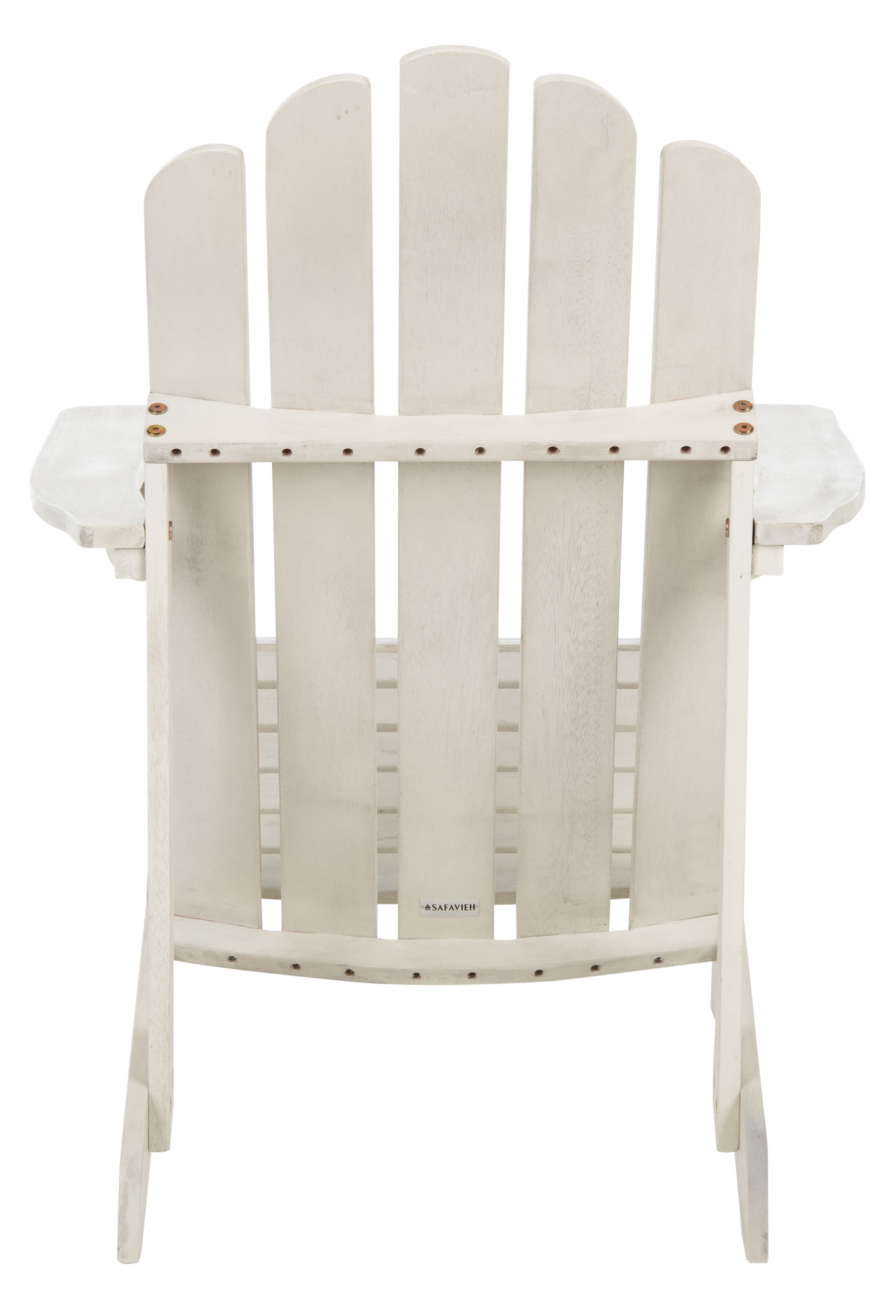SAFAVIEH Outdoor Collection Topher Adirondack Chair White