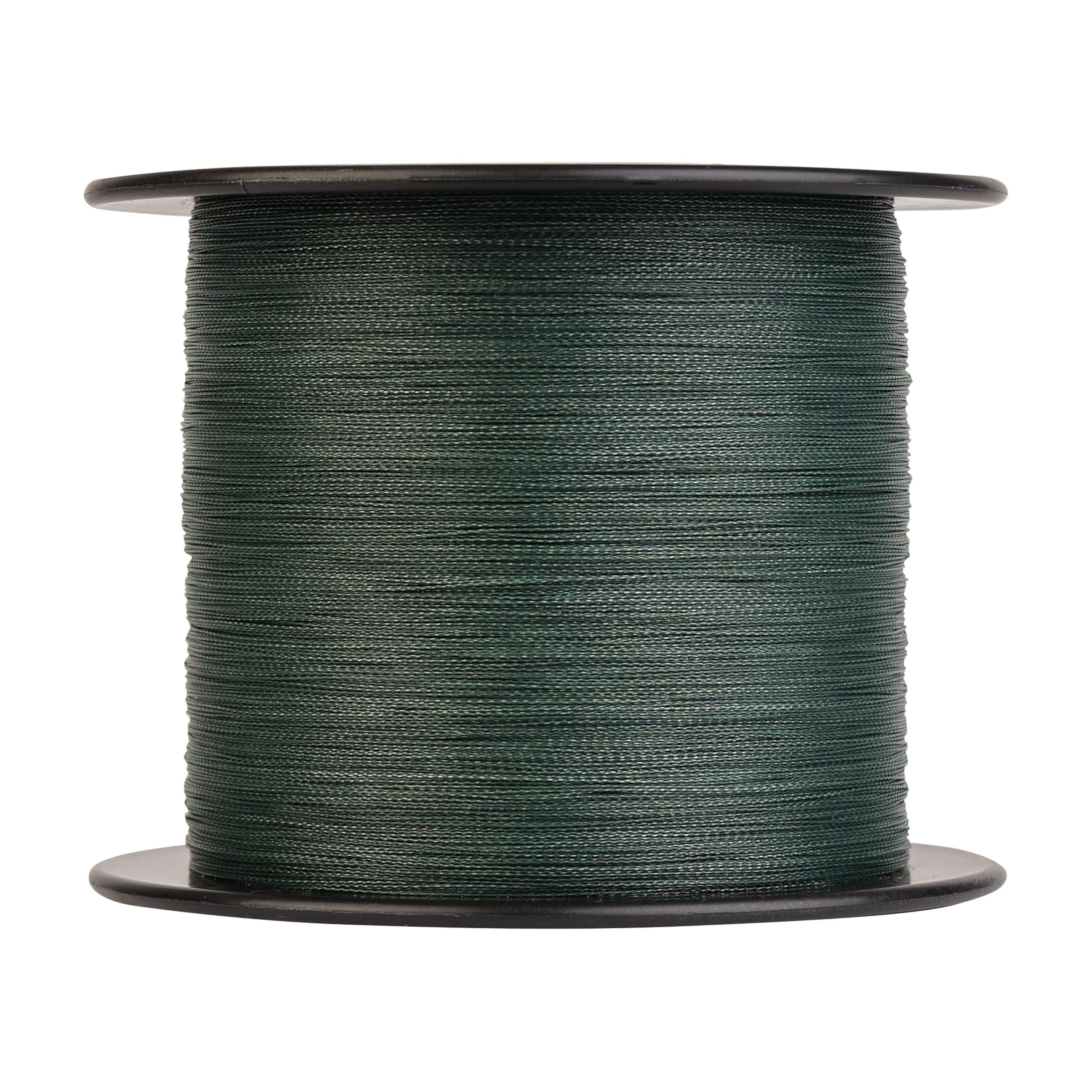 SpiderWire DuraBraid Fishing Line, Moss Green, 50 lb Test Strength, 3000 yd