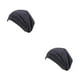 thumbnail image 4 of Qarigey Sombreros de invierno con forro de satén para mujer, diseño elástico, regalos transpirables elásticos a la moda, suministros de negro 2Conjunto, 4 of 6