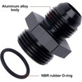 thumbnail image 3 of GFDYREE 10AN Flare to 12AN ORB Male Fuel Rail Adapter Fitting Black 2Pcs, 3 of 5