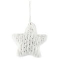 thumbnail image 5 of Northlight Faux Fur Plush Star Christmas Ornaments - 4.75" - White - Set of 4, 5 of 7