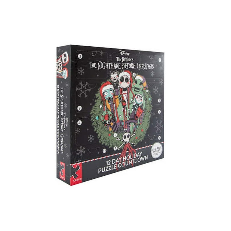 Ceaco Disney The Nightmare Before Christmas 12 Puzzle Advent
