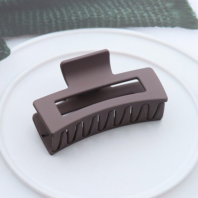 Pinzas de plástico para el pelo para niña y mujer, horquilla de gran tamaño, pasador de cangrejo, adorno de moda, accesorios para el cabello
