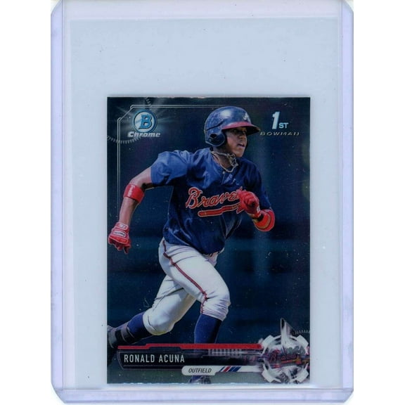MLB 2017 Bowman Chrome 1st Bowman Ronald Acuna Jr. BCP127 (Mini Card)