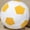 Yellow, variant on 11.8 Inch Soft Plush Soccer Ball Toy Colorful Stuffed Sports Ball Cushion for Indoor Playroom Decoration Creative Gift for All Soccer Enthusiasts Black