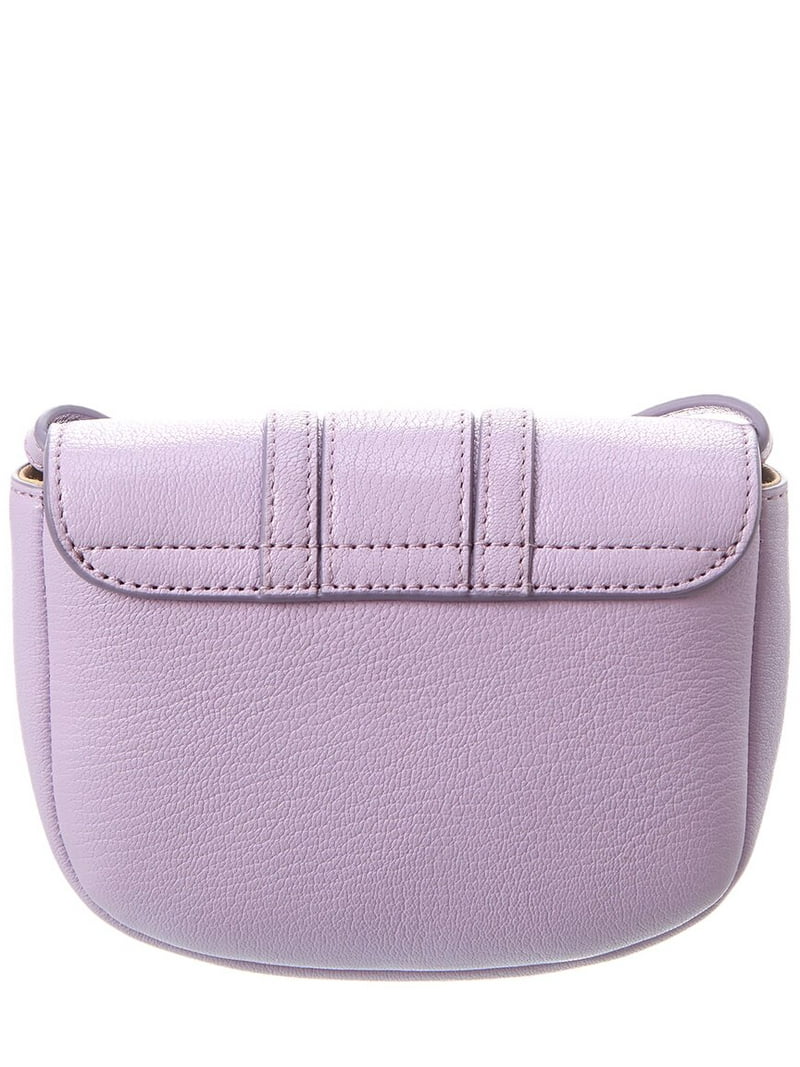 ＊hana＊ See by Chloé Hana Mini Leather Crossbody, Purple - Walmart.com