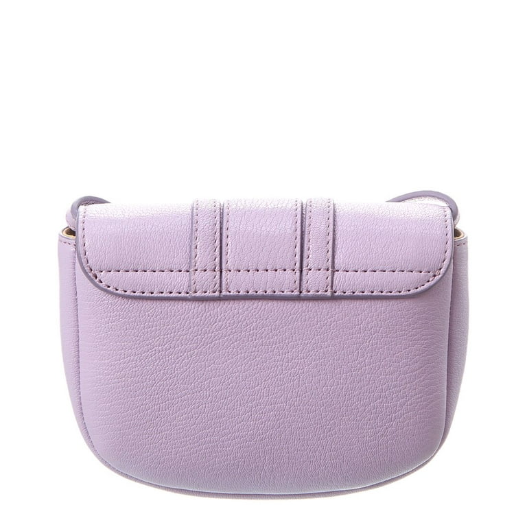 See by Chloé Hana Mini Leather Crossbody, Purple - Walmart.com