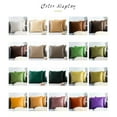 thumbnail image 6 of Pack of 2 Velvet Pillow Covers Solid Decorative  Pillow Covers Christmas Pillowcases for Sofa Bedroom Couch Car,24x24 Inch Without Core, 6 of 6